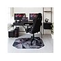 Anji Mountain Rug'd Cracked Ice Carpet & Hard Floor Chair Mat, 36" x 48", Gray/Red (AMB9103)~#|#~34130E07-CBC4-4643-9B0D357F96030E93_sc7