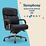 La-Z-Boy Symphony Ergonomic Bonded Leather Swivel Executive Chair, Black and Graphite (CCHR10013E)~#|#~3417CA23-E275-4542-984725E024E3C3E2_sc7