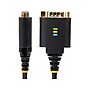 StarTech 2' USB-A to 2-Port RS-232 Serial Adapter Cable, Male-to-Male, Black, 'DI Chip, COM Retention (2P1FFC-USB-SERIAL)~#|#~3419EC7E-9674-42CC-89C33FBDB6BAE84E_sc7