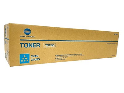 Konica Minolta TN715C Cyan Standard Yield Toner Cartridge (ACP8430) Sansujyuku sansujyuku.com