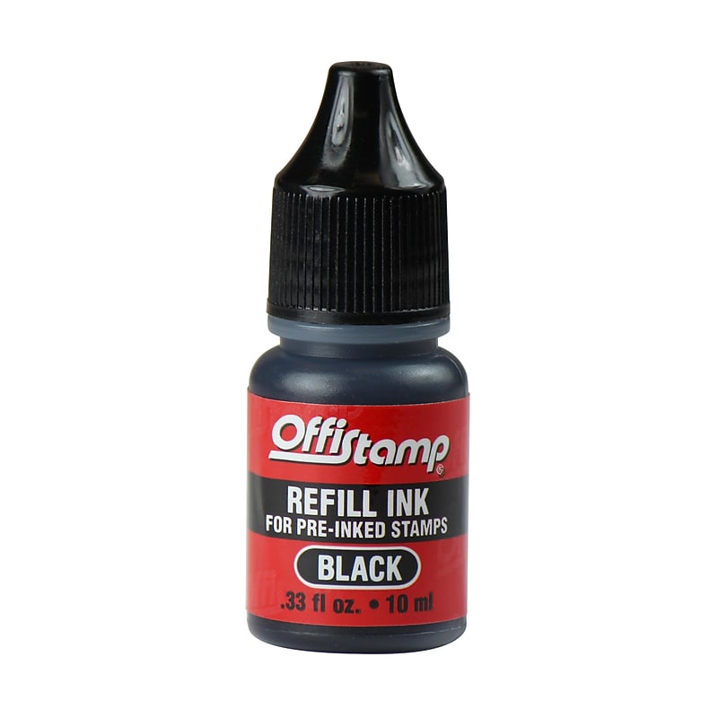 Offistamp Ink Refills, Black Ink (090724) image 1