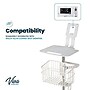 Viva Comfort Welch Allyn Connex Spot Monitor Adjustable Mobile Stand with Work Surface, White (ADI912-C-MP-02-MK)~#|#~3421964B-E390-4AB7-A96247974D7708F4_sc7