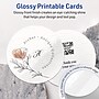 Avery Integrated Cards, 4" Dia., Glossy White, 75/Pack (95343)~#|#~342250EE-8793-4DF2-A4E99B8458C4EF2D_sc7