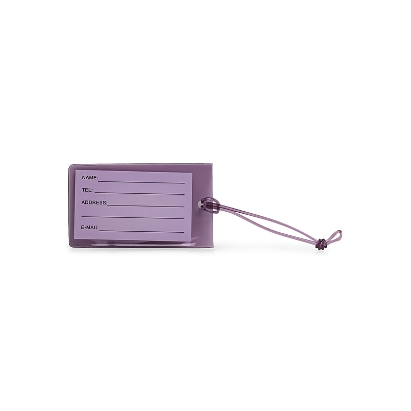 Bugatti Bondstreet Luggage Tag, Purple (TAC5414BS-BLK) image 1