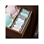 Household Essentials 1-Compartment Cardboard/Poly Linen/Nonwoven PP Drawer Organizer, Latte (720-1)~#|#~3424BB19-DB4F-44F2-ABFE249B3512FD08_sc7