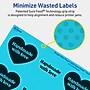 Avery Printable Heart Shaped Multipurpose Labels, 2-9/32" x 1-27/32", Bright Blue, 120/Pack (94603)~#|#~342647F8-3C33-4862-BAF61620153C1680_sc7