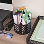 Mind Reader 4-Compartment Rotating Metal Desk Organizer, Black (MOSBASK-BLK)~#|#~342E2FDC-F08C-4733-953166913912B897_sc7