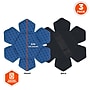 Chill-Its 6612 Hard Hat Cooling Top Pad, Microfiber, Blue, 3/Pack (12448)~#|#~342E79BF-56F2-4409-85F1B264221E2864_sc7