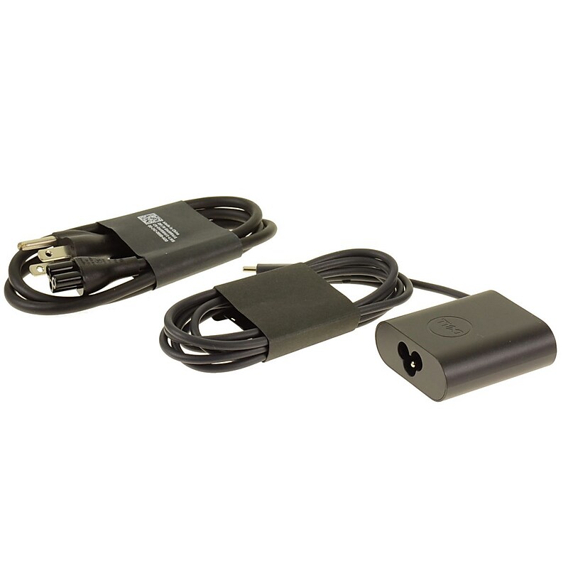 Dell 45W USB-C, AC Adapter for Dell XPS 13 Laptop, Black (T59CD) image 1