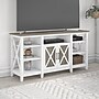Bush Furniture Key West Console TV Stand, Screens up to 65", Shiplap Gray/Pure White (KWV160G2W-03)~#|#~342F8ADA-B371-4A19-B3E847B26DADA5A3_sc7