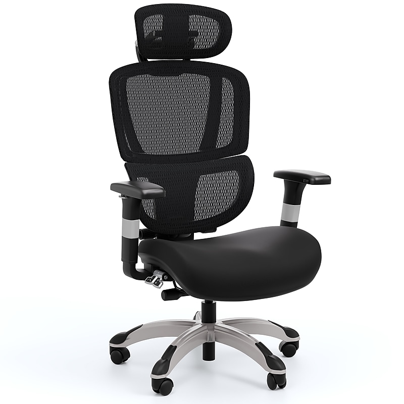 Staples Hyken Pro Ergonomic Mesh Swivel Task Chair, Black (ST63228) image 1