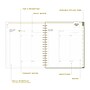 2026 Blue Sky Day Designer Heirloom Cream 10" x 8" Daily & Monthly Personal Organizer, Plastic Cover (154641)~#|#~3433D81A-8E90-4338-85E7BA51A7496337_sc7