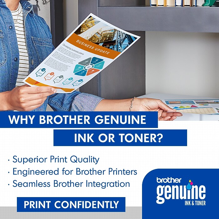 Brother TN-227 Black High Yield Toner Cartridge, Print Up to