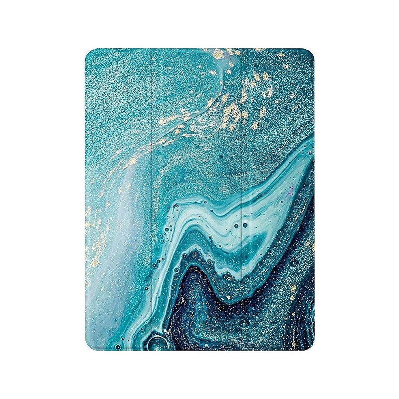 SaharaCase Marble Series Folio Case for Apple iPad Pro 12.9" (4th, 5th, and 6th Gen 2020-2022), Green (TB00034) image 1