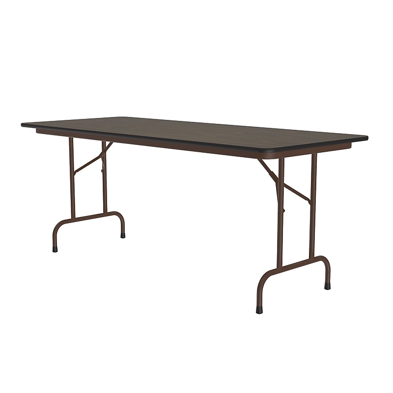 Correll Folding Table, 72"x30" , Walnut (CF3072TF-01) image 1
