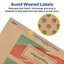 Avery Laser/Inkjet Multipurpose Labels, 5" x ", Kraft Brown, 100/Pack (94241)~#|#~344A59D7-B949-48C8-B34C45203DCBE306_sc7