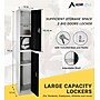 AdirOffice 72'' 2-Tier Black Storage Locker (629-202-BLK)~#|#~344CDFC1-D240-49CB-A973CA0998EC6B27_sc7