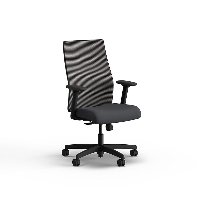 HON Ignition 2.0 Vinyl/Mesh Swivel Task Chair, Basalt/Black (HIWMM.Y1.A.H.IM.SX23.BL.SB.T) image 1