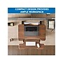 Mount-It! 30"W Manual Rectangular Adjustable Standing Desk Converter, Dark Walnut Woodgrain (MI-15006S)~#|#~34577FF9-9554-4555-AAA6E864C4D95F9F_sc7