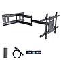 Mount-It! Full Motion TV Wall Mount with Extra Long Extension for 40" to 80" TVs, up to 121 lbs., Black (MI-397)~#|#~34611B7E-1ABF-488C-859BF181BB99BAE8_sc7