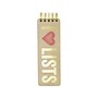 Eccolo I Love Lists Memo Pad, 3" x 8.5", Wide-Ruled, Kraft/Red, 150 Sheets/Pad (T603F-ST)~#|#~34624B5E-0897-4E8F-8D53C28C2CE4A49A_sc7