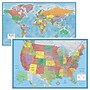 SwiftMaps Classic Premier USA and World Map Set, 24" x 36" (SM WORUSPRE24L)~#|#~346A2887-7FD1-4436-9782DB4B2A39F641_sc7