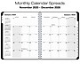 2026 Global Printed Products 8.5" x 11" Weekly & Monthly Planner, Paperboard Cover, Black (RRY26-8511-EX)~#|#~346AA828-412E-47D6-94A755752B233F60_sc7