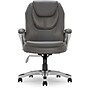 Serta Amplify Ergonomic Faux Leather Swivel Executive Chair, Light Gray (43673C)~#|#~346E915D-3403-4B72-B740FCE3B87A33FC_sc7