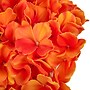 National Tree Company 10" Orange Hydrangea Bouquet in White Basket (MT81-01326GOR-1)~#|#~346F32BB-A3BE-4179-94C760F14986ED77_sc7
