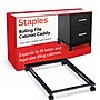 Staples Adjustable File Caddy, Letter/Legal Size, Black (ST52140-CC)~#|#~346F45D4-EB43-4252-893DCAC23BE58B38_sc7