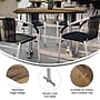 Flash Furniture TopGuard Rectangle Wood Restaurant Dining Table and Base, 48" x 30",  Natural/Silver Bases (ST3048NATT0522S)~#|#~34745C93-D11E-451E-B6EC8357C014F23C_sc7