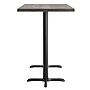 Flash Furniture Bennett Wooden Commercial Indoor Table, 60" x 30", Dark Brown Top/Black Base (GSF3060DBT2222B)~#|#~3476B9D8-BF65-4513-9919A57195130115_sc7