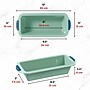 Starfrit Silicone 9.5" x 4" Loaf Pan, Sage Green (092754-006-NEW1)~#|#~3478D3F5-075B-4A67-9B2E240AF772C1BF_sc7