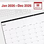 2026 Staples 22" x 17" Monthly Desk Pad Calendar, White/Black (ST12951-26)~#|#~34797971-E8B3-49E0-95CCF85F89C6ECF8_sc7