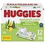 Huggies Natural Care Sensitive Unscented Baby Wipes, 64 Wipes/Pack, 12 Packs/Carton (51079)~#|#~347C382D-0861-4CAA-A96509BC540CE7D9_sc7