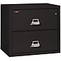 FireKing 1 Hour Fire Resistant Classic 2-Drawer Lateral File Cabinet, Letter/Legal, Black, 31.19"W, Dock to Dock (2-3122-CBL)~#|#~347D7372-9821-4ED8-AA5DF7F16126AD25_sc7