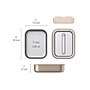 Bentgo MicroSteel Insulated Bento Box, Gold, 41 oz. (BGSTLCH-GD)~#|#~34814F3F-69E1-4881-98E1CC4450E712FB_sc7