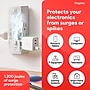 Staples TECH 6-Outlet 3-USB Port Surge Protector, 1200 Joules, White (ST62778)~#|#~34846692-BF3D-4CA6-BA47DD85517595D0_sc7