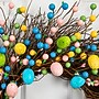 Nearly Natural 24-in Artificial Easter Egg Twig Wreath (W1409)~#|#~3488D052-17B4-4471-9BDBDF0D7DF9929A_sc7