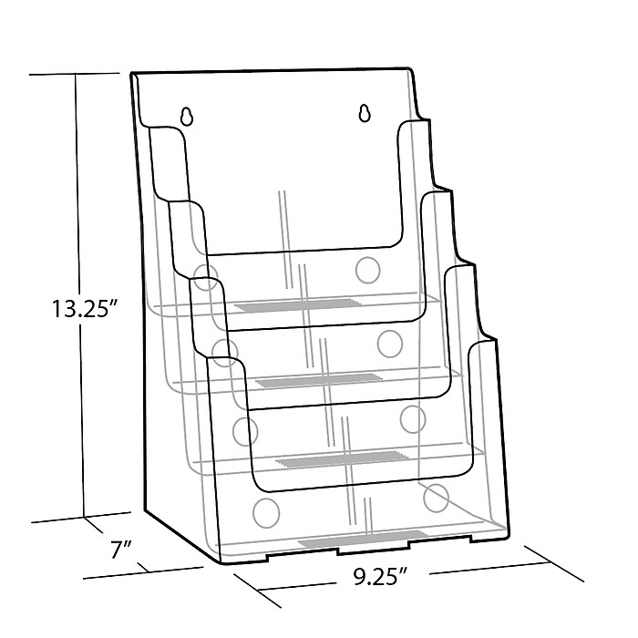 Azar Brochure Holder, 9.25