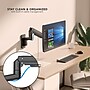 Mount-It! Heavy Duty Adjustable Monitor Wall Mount with Gas Spring Arm, 17" to 49", Holds 44 lbs., Black (MI-12009)~#|#~348F18EE-2E58-4089-A15C91E57BBDD572_sc7