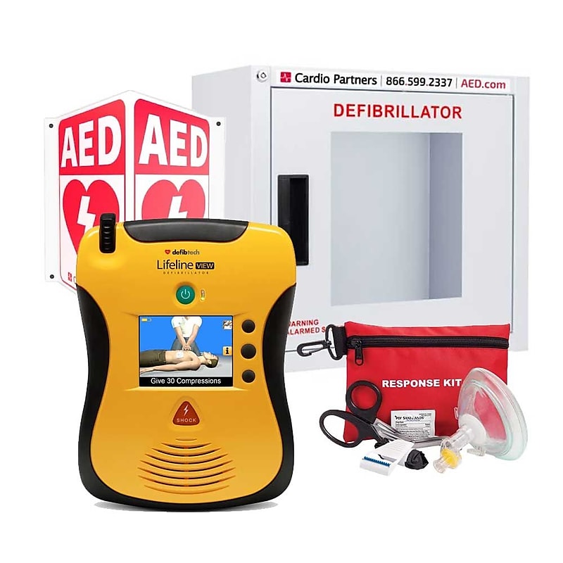 Defibtech Lifeline VIEW Semi-Automatic AED Package (BVPVIEWB) image 1