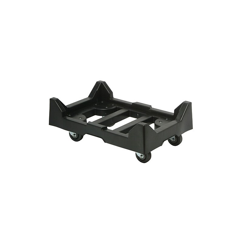 Quantum Storage Systems Mobile Bin Dolly, 1,000 lb. Capacity, Black (DLY-2415) image 1