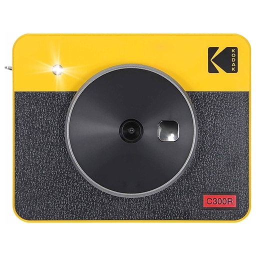 Kodak Mini Shot 3 Retro Instant Camera, Black/Yellow (C300RY
