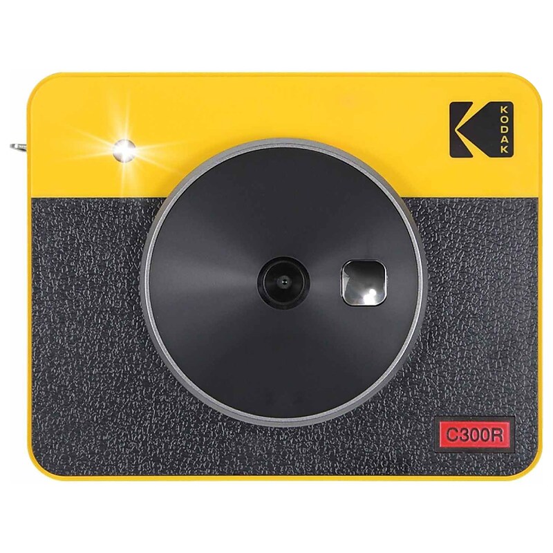 Kodak Mini Shot 3 Retro Instant Camera, Black/Yellow (C300RY) image 1