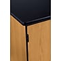 NPS  36"H Mobile Science Cabinet With Adjustable Height Shelf, High Black Top/Light Oak Frame (MSC24361)~#|#~349B710A-9E73-4953-A3251101C430CEF2_sc7