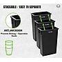 Alpine Industries Plastic Trash Can with Drop-Slot Lid, 23 Gallon, Black, 2/Pack (ALP477-BLK-PKG2-2)~#|#~349DED1A-82D2-4ECA-BC7431E6390CA4BE_sc7