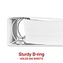 Staples 5" 3-Ring View Binder, D-Ring, White (55416/26360)~#|#~34A290C3-97AE-4CBC-9AB3FE5F16AA4BB5_sc7