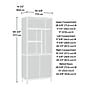 Sauder Acadia Way 69"H 5-Shelf Bookcase, Raven Oak (430754)~#|#~34A9E271-4052-44A5-B08F6CC3EFF0F4A6_sc7