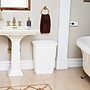 Mind Reader 15.85-Gallon Hamper with Lid, Plastic, White (60FABHAMP-WHT)~#|#~34AE3665-5DF2-4E97-9243C4DE742F8C9B_sc7